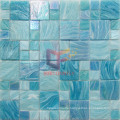 Lake Blue Iridescent Color Glass Swimming Pool Mosaic (CSJ120)